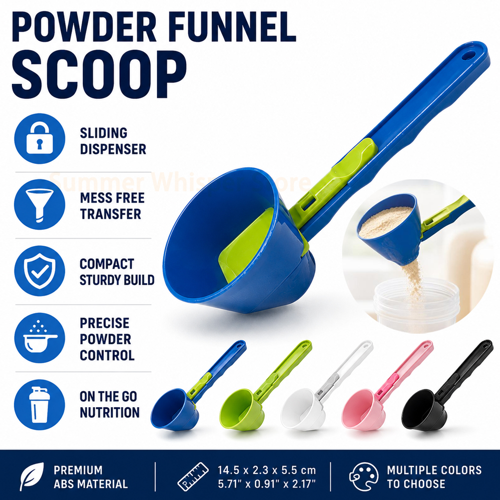 Baby Food Oatmeal - Creative Mess-Free Protein Powder Scoop, Sliding