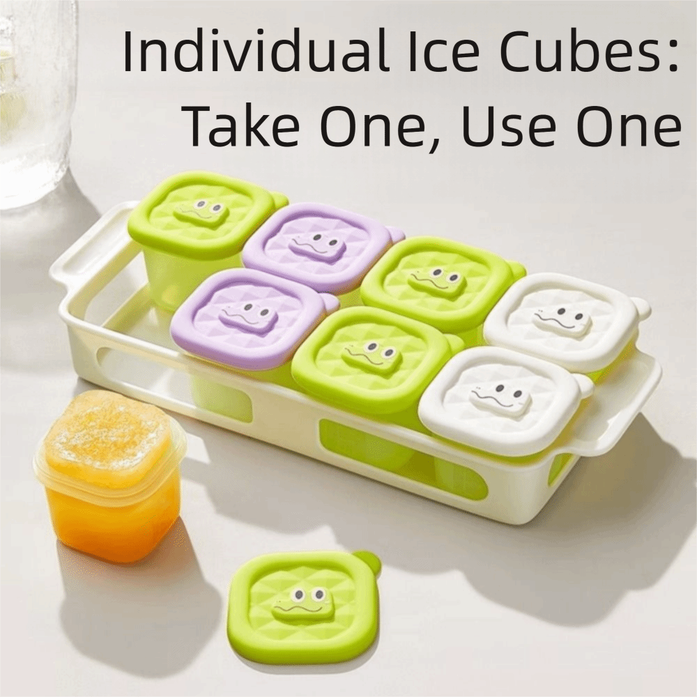 Freezer Tray Baby - 3/4/6 Grid Design Baby Food Freezer