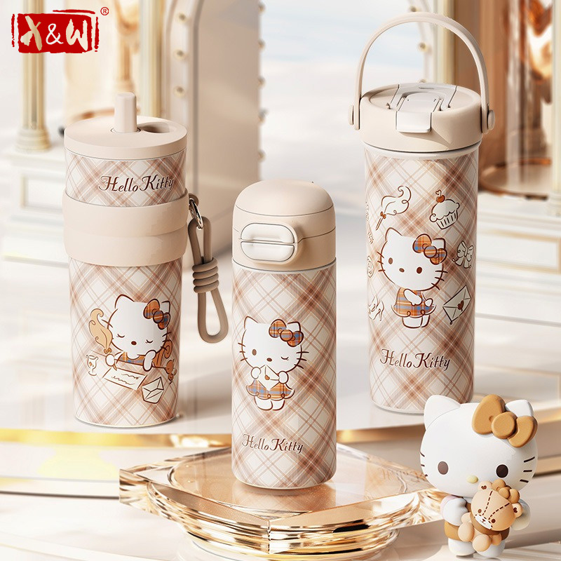 Baby Food Thermos - X&W Hello Kitty Insulated Water Bottle