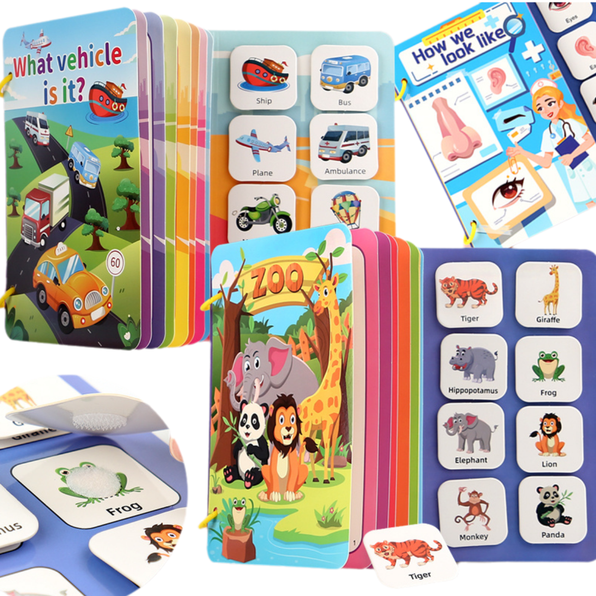 Baby Food Game - Montessori Baby Busy book My First