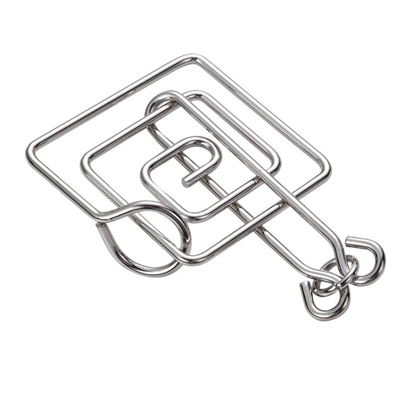 Brain Teasers Metal Wire Iq Pu - Baby Food Game ulasan dan harga