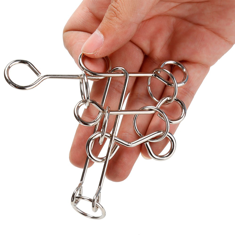 Brain Teasers Metal Wire Iq Pu - Baby Food Game ulasan dan harga