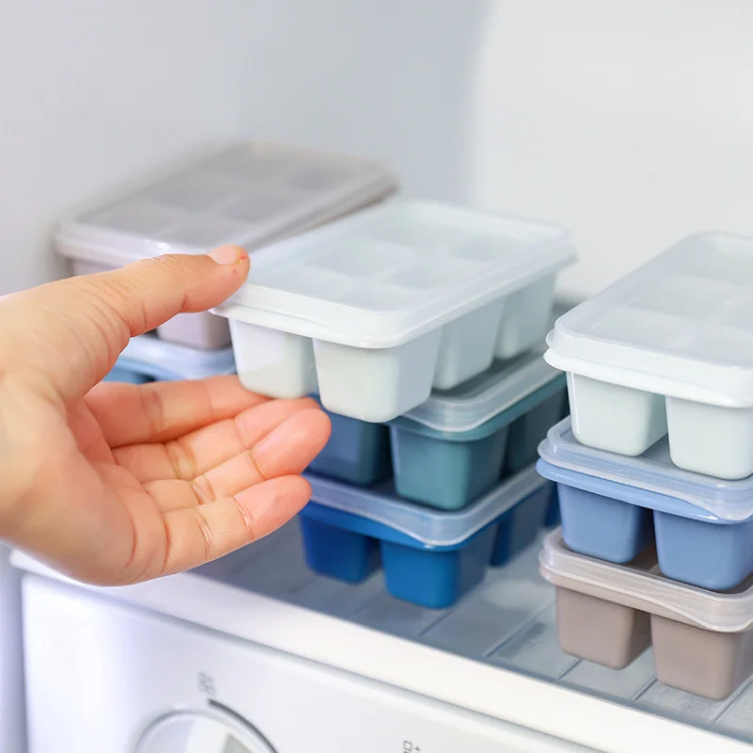 3Pack Silicone Ice Cube Trays  - Freezer Tray Baby ulasan dan harga