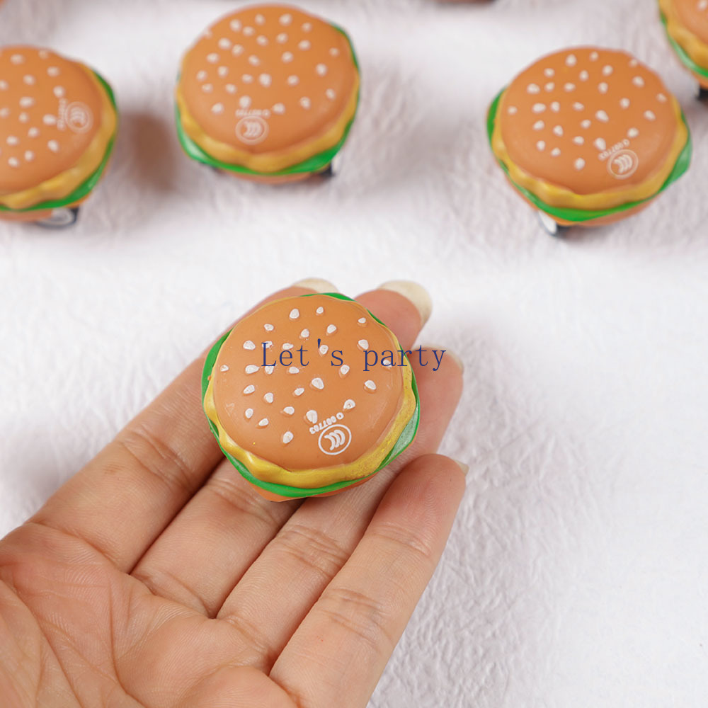 15Pcs Mini Cute 3D Burger Pull - Baby Food Game ulasan dan harga