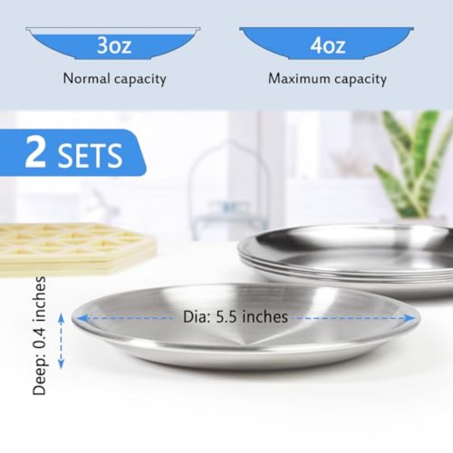 Stainless Steel Cat Dishes for - Baby Food Kitten ulasan dan harga