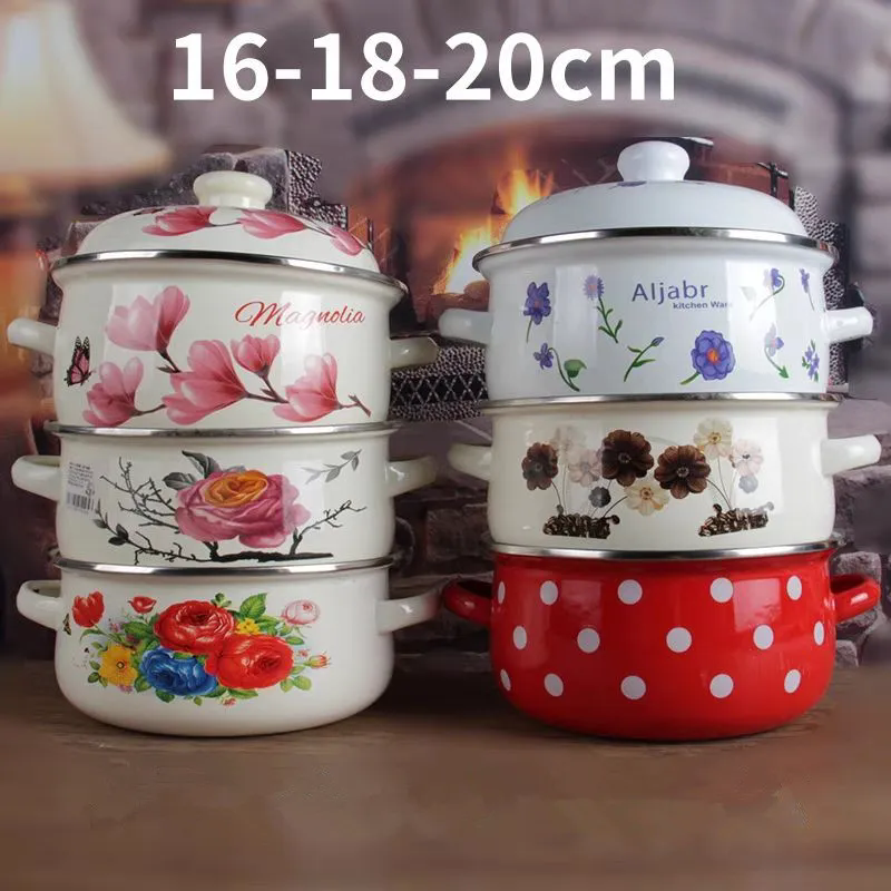 Enamel Pot Baby Food Supplemen - Baby Food Instant ulasan dan harga