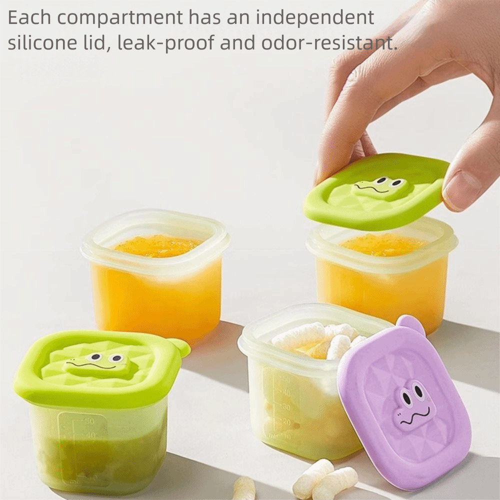3/4/6 Grid Design Baby Food Fr - Freezer Tray Baby ulasan dan harga