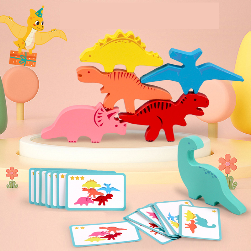 Wooden Balance Blocks Toys For - Baby Food Game ulasan dan harga