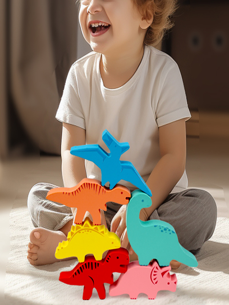 Wooden Balance Blocks Toys For - Baby Food Game ulasan dan harga