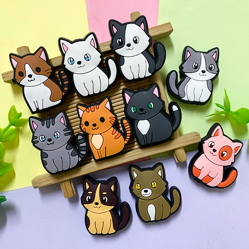 10pcs Baby Silicone New Cartoo - Baby Food Kitten ulasan dan harga