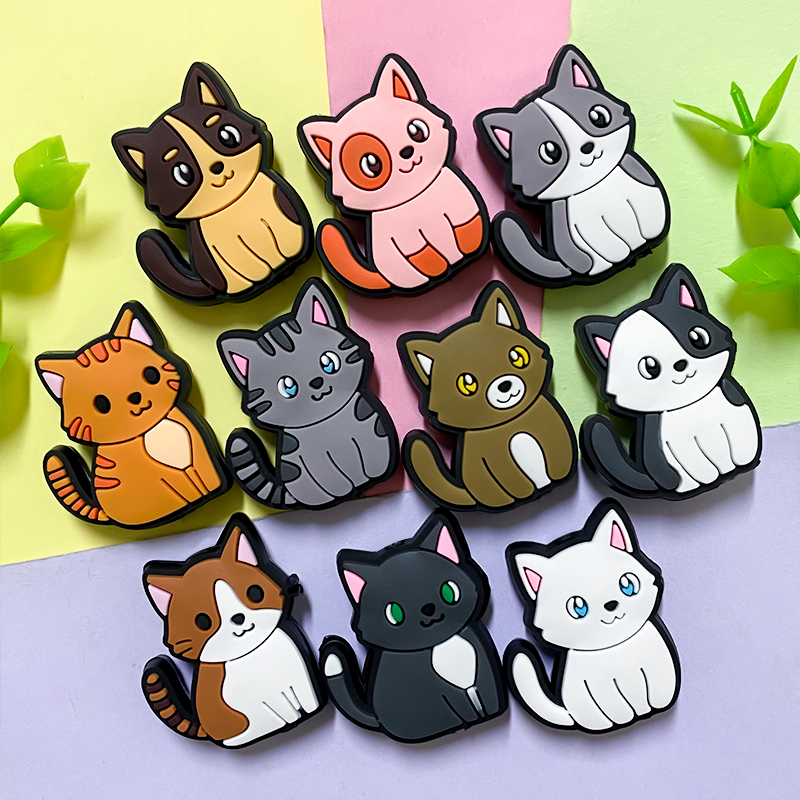 10pcs Baby Silicone New Cartoo - Baby Food Kitten ulasan dan harga