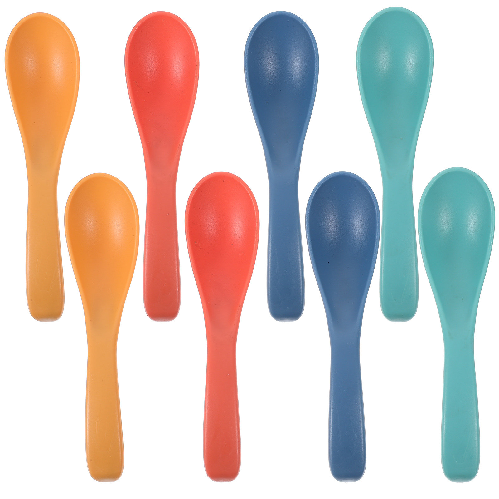 8Pcs Small Portable Wheat Stra - Baby Food Dessert ulasan dan harga