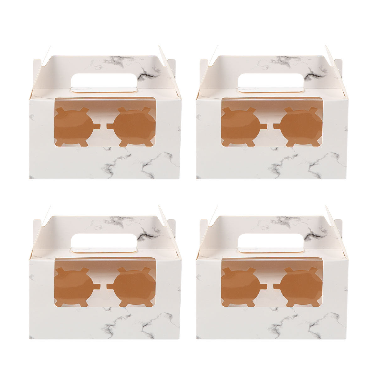 10Pcs Cake Box Marbling Paper  - Baby Food Dessert ulasan dan harga