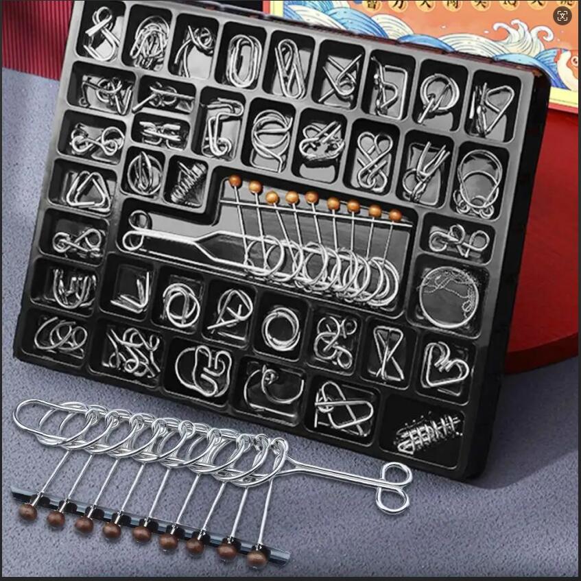 Metal Wire Puzzle Brain Teaser - Baby Food Game ulasan dan harga