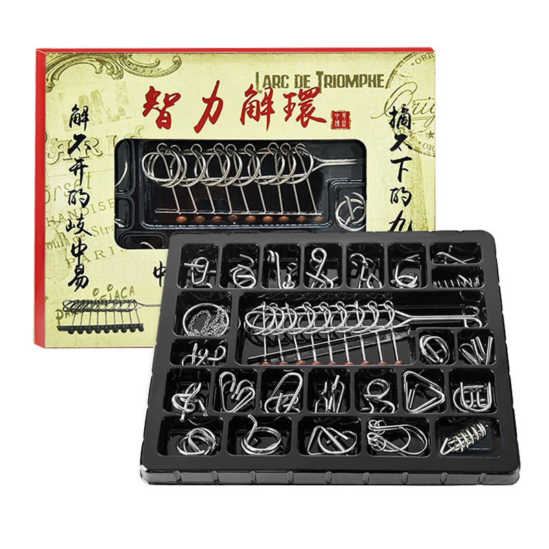 Metal Wire Puzzle Brain Teaser - Baby Food Game ulasan dan harga