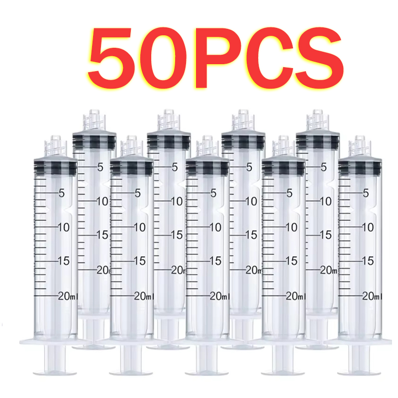 50Pcs/Bag 20ml Luer Lock Syrin - Baby Food Allergy Rash ulasan dan harga