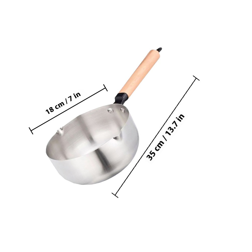 1Pcs Premium Milk Saucepan Non - Baby Food Instant ulasan dan harga