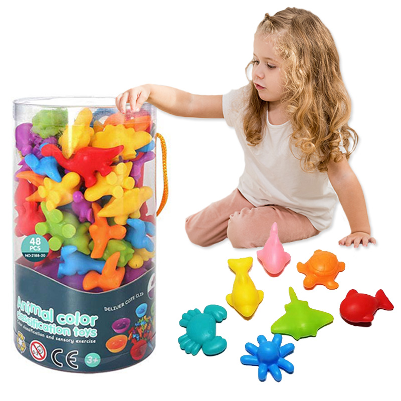 Kid Montessori Toys Rainbow Ma - Baby Food Game ulasan dan harga