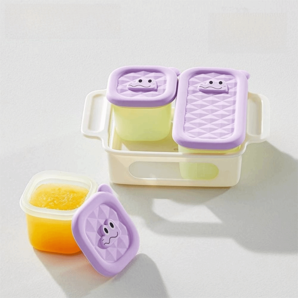 3/4/6 Grid Design Baby Food Fr - Freezer Tray Baby ulasan dan harga