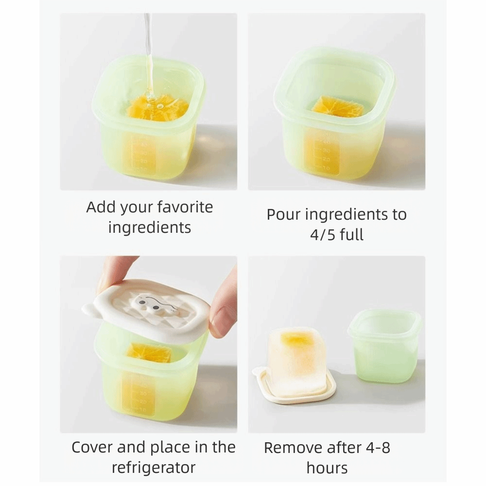 3/4/6 Grid Design Baby Food Fr - Freezer Tray Baby ulasan dan harga