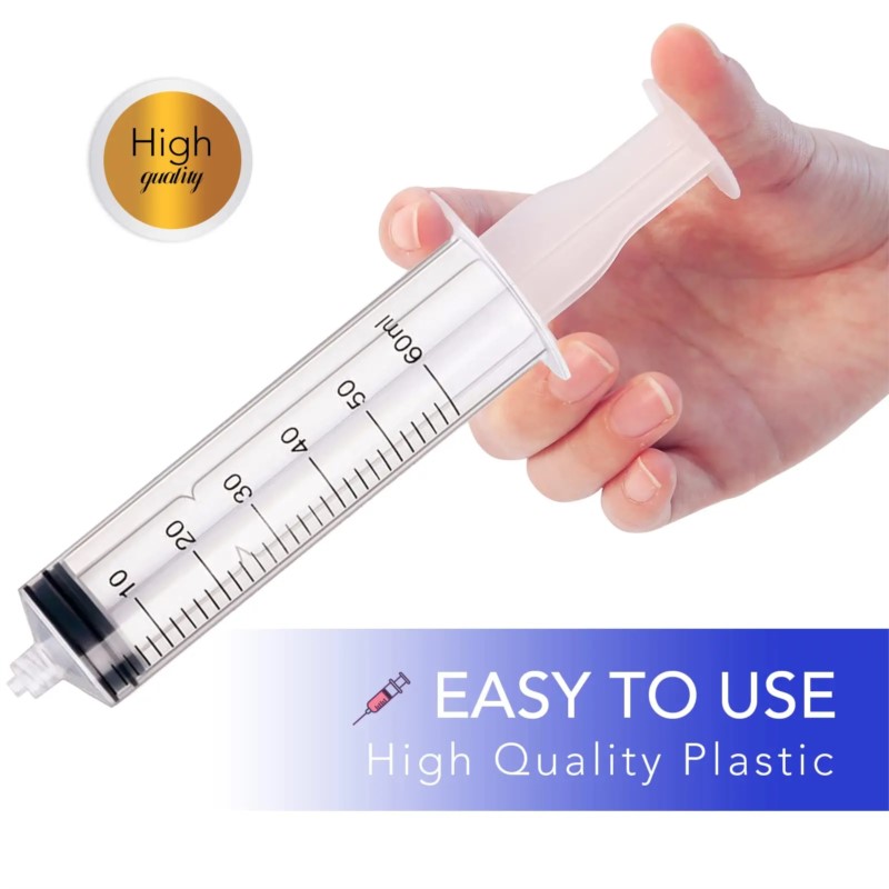Luer Lock 60ml/cc Syringe Ster - Baby Food Allergy Rash ulasan dan harga