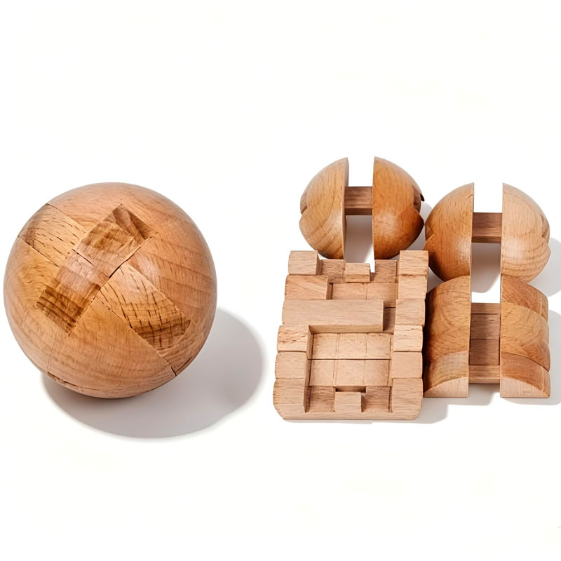 Classic Wooden Puzzle Ball Mag - Baby Food Game ulasan dan harga