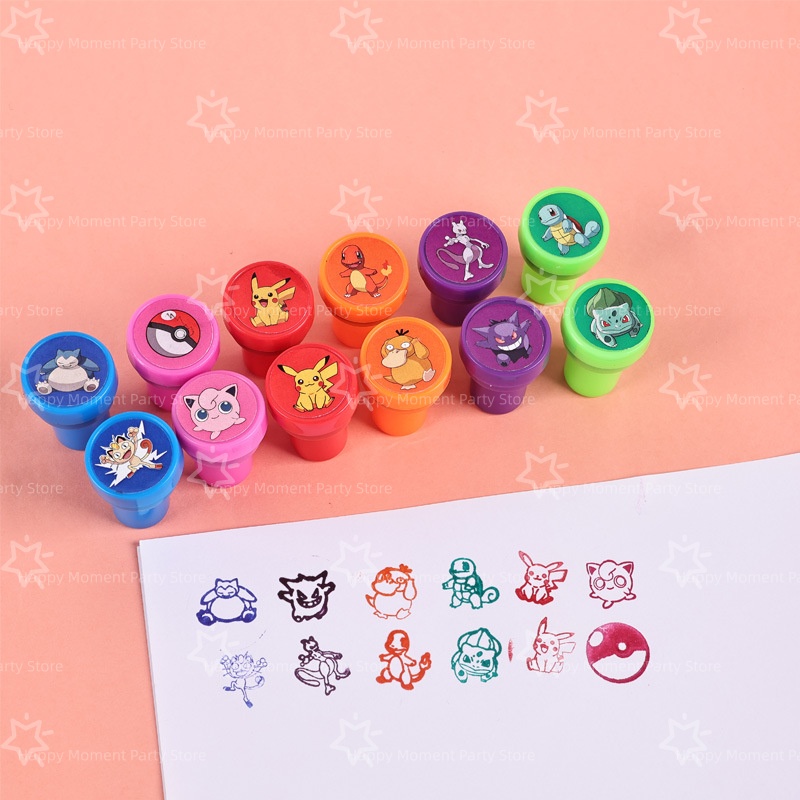 pokemon stamp Pikachu Seal Sta - Baby Food Fruits ulasan dan harga