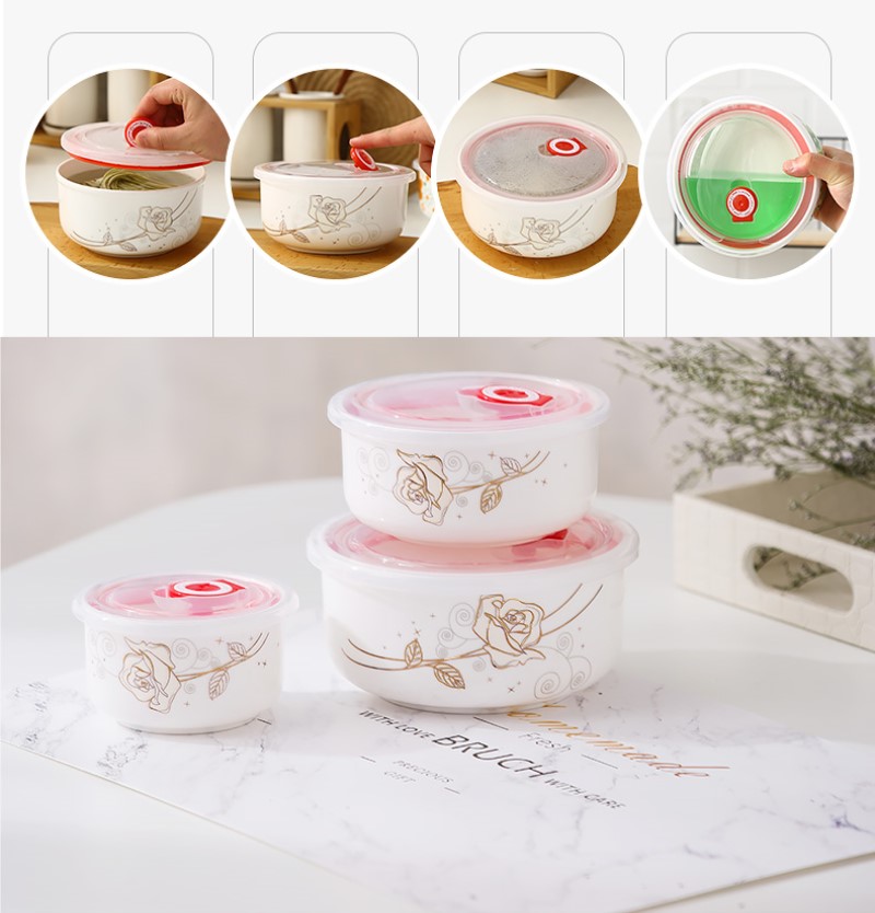 Three-piece set, fine bone chi - Baby Food Thermos ulasan dan harga