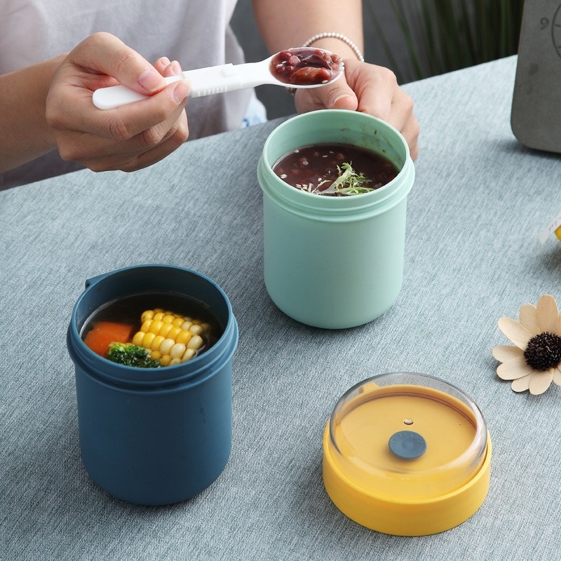 500ML Portable Breakfast Cup   - Baby Food Oatmeal ulasan dan harga