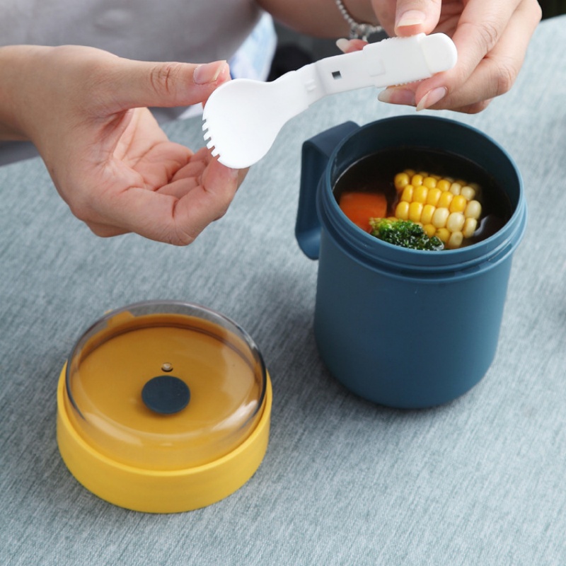 500ML Portable Breakfast Cup   - Baby Food Oatmeal ulasan dan harga