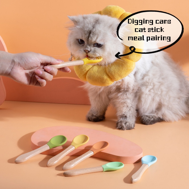 Pet Cat Canned Food Spoon, Woo - Baby Food Kitten ulasan dan harga