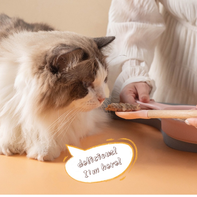 Pet Cat Canned Food Spoon, Woo - Baby Food Kitten ulasan dan harga