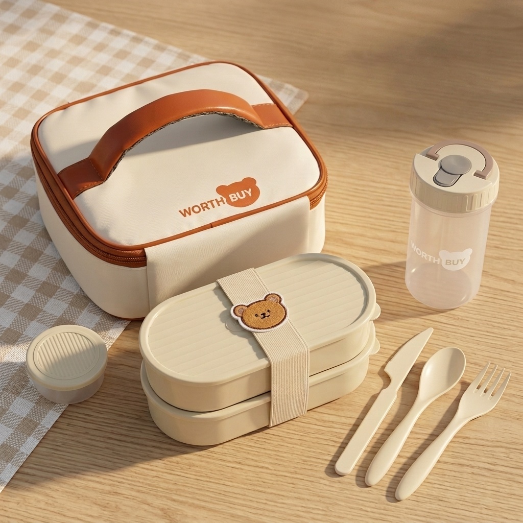 Microwaveable Plastic Lunch Bo - Baby Food Fruits ulasan dan harga