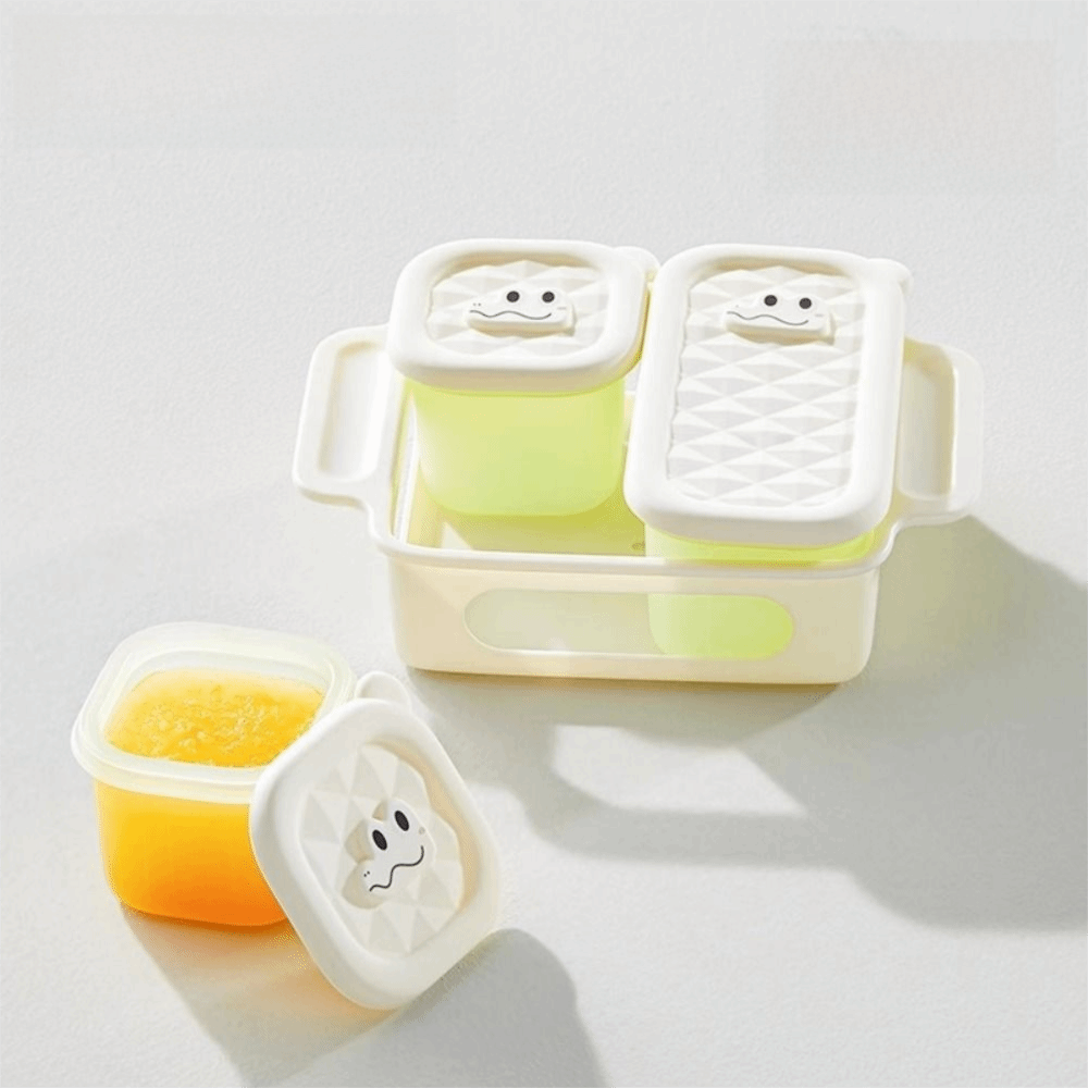 3/4/6 Grid Design Baby Food Fr - Freezer Tray Baby ulasan dan harga