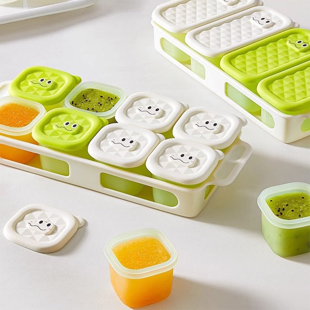 3/4/6 Grid Design Baby Food Fr - Freezer Tray Baby ulasan dan harga