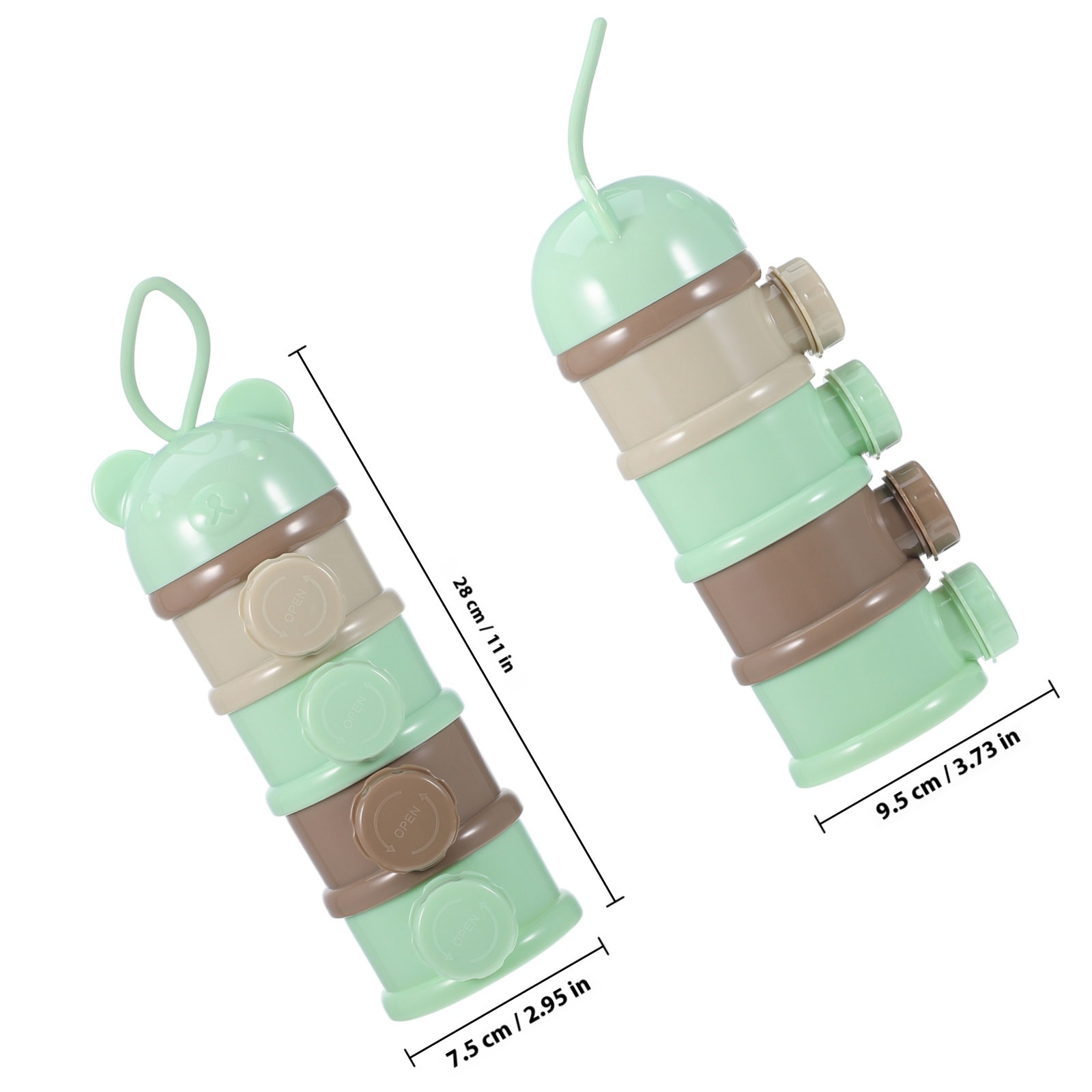 4-Layer Portable Baby Milk Pow - Baby Food Fruits ulasan dan harga