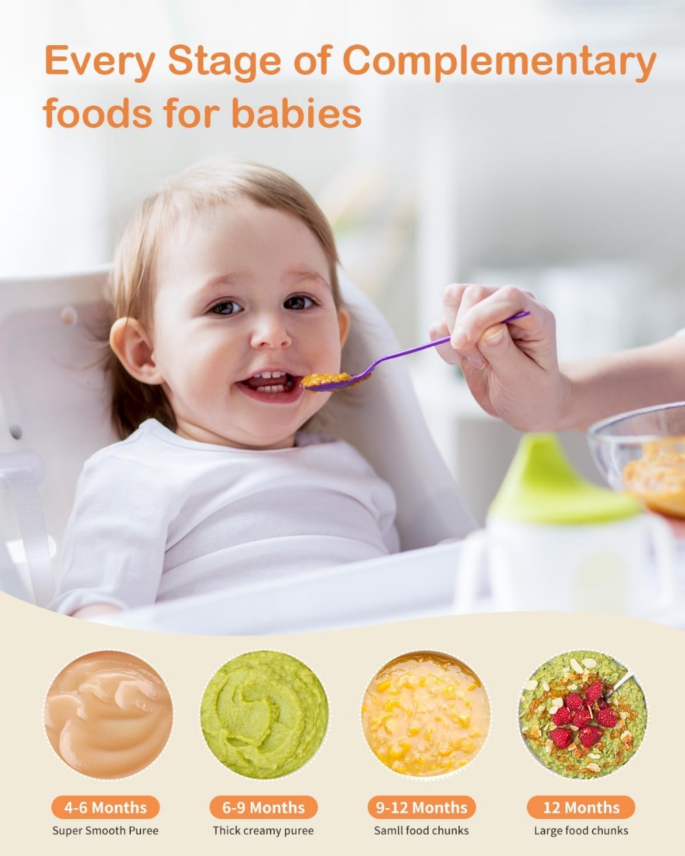 Baby Food Maker Set with Glass - Freezer Tray Baby ulasan dan harga